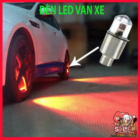 Nắp van lốp xe đạp LED phát sáng đa sắc - Phụ kiện trang trí bánh xe nổi bật cho xe đạp, xe máy, xe hơi
