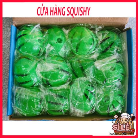 Squishy Quả Dưa Đỏ Xanh Dễ Thương - Mochi Slime Giảm Stress Thú Vị, Đồ Chơi Thư Giãn Dành Cho Trẻ Em và Người Lớn