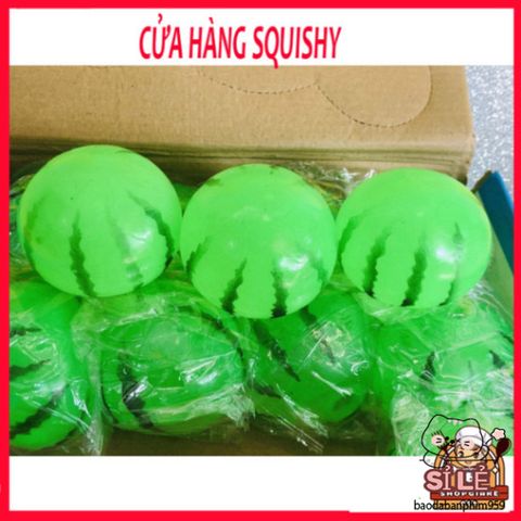 Squishy Quả Dưa Đỏ Xanh Dễ Thương - Mochi Slime Giảm Stress Thú Vị, Đồ Chơi Thư Giãn Dành Cho Trẻ Em và Người Lớn