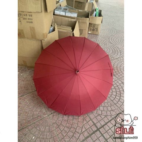 Ô Dù Thời Trang Siêu Bền 24 Nan Chống Nắng, Chống Mưa, Kích Thước 116cm - Quai Đeo Tiện Lợi, Bảo Hành Uy Tín