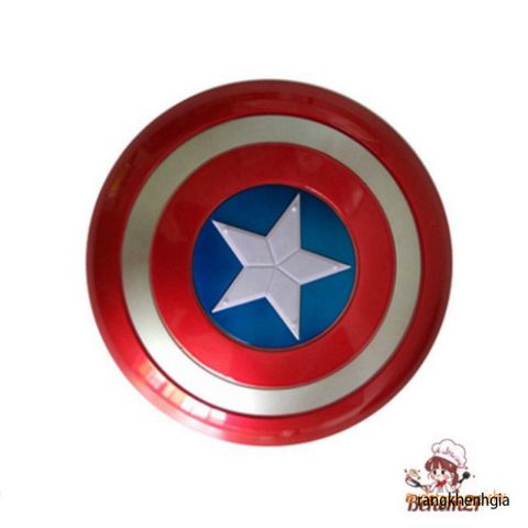 Khiên Captain America Nhựa Cao Cấp - Đồ Chơi Siêu Anh Hùng Marvel 32cm - Quà Tặng Fan Hâm Mộ, Hoạt Động Ngoài Trời, Cosplay