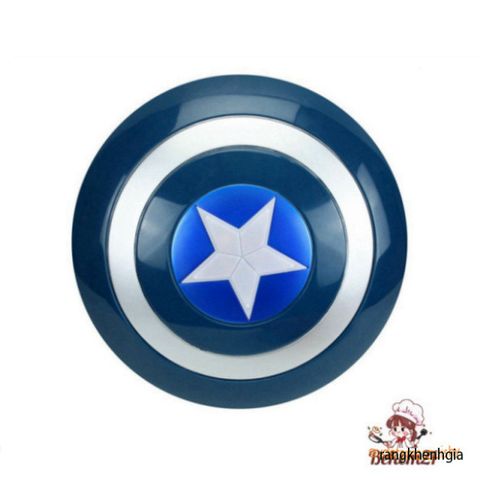 Khiên Captain America Nhựa Cao Cấp - Đồ Chơi Siêu Anh Hùng Marvel 32cm - Quà Tặng Fan Hâm Mộ, Hoạt Động Ngoài Trời, Cosplay