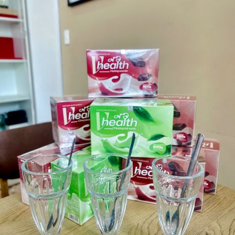 Bột Ngũ Cốc Dinh Dưỡng Vị Matcha VHEALTH (10 Gói x 25g) - Hỗ Trợ Giảm Cân, Tăng Cường Sức Khỏe và Miễn Dịch, Dinh Dưỡng Lành Mạnh