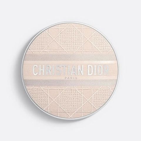 Combo Lõi Phấn Nước & Vỏ Hộp Dior Forever Skin Glow Cushion Foundation Tone 02 Lilac 13g Chính Hãng - Trang Điểm Rạng Rỡ, Dưỡng Ẩm Tối Ưu