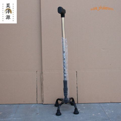 Gậy Hỗ Trợ 3 Chân Chắc Chắn - Dụng Cụ Đi Lại Cho Người Cao Tuổi và Người Khuyết Tật, Điều Chỉnh Chiều Cao, Chống Trơn Trượt