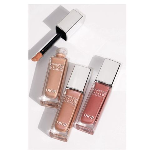 Kem Bắt Sáng Dạng Lỏng Dior Forever Glow Maximizer 015 Peachy - Highlighter Rạng Rỡ Mặt Da Tự Nhiên Chính Hãng