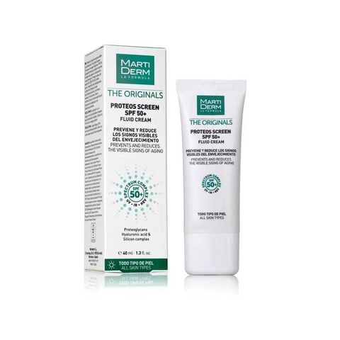 Kem Chống Nắng Ngừa Nám Martiderm Proteos Screen SPF50+ 40ml - Bảo Vệ Da Tối Ưu, Cung Cấp Độ Ẩm, Phù Hợp Mọi Loại Da