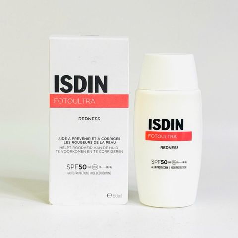 Kem Chống Nắng Chống Kích Ứng ISDIN FotoUltra Redness SPF 50 - Giải Pháp Hoàn Hảo Cho Da Nhạy Cảm 50ml