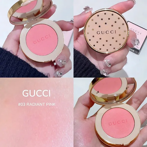 Phấn Má Gucci Blush De Beaté 03 Radiant Pink Màu Hồng Baby Chính Hãng - Phấn Trang Điểm Cao Cấp Tươi Tắn Cho Khuôn Mặt Rạng Rỡ