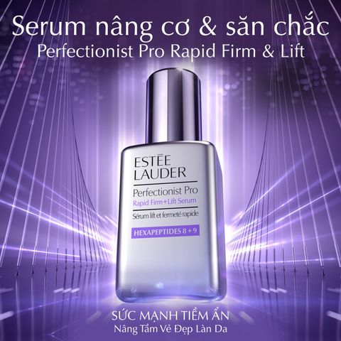 Serum Estée Lauder Perfectionist Pro 30ml - Hỗ Trợ Săn Chắc Da, Chống Lão Hóa Với Hexapeptides 8 + 9 Chính Hãng