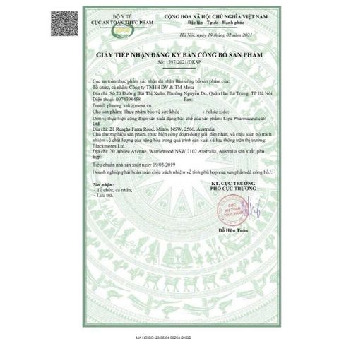 Viên Bổ Sung Acid Folic Puritan’s Pride - Ngăn Ngừa Thiếu Máu, Hỗ Trợ Sức Khỏe Tim Mạch