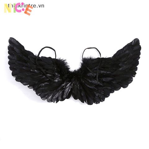 Cánh Thiên Thần Đen Trắng Huyền Bí - Phụ Kiện Thời Trang Tạo Điểm Nhấn Tối Giản Cho Ngôi Nhà Bạn