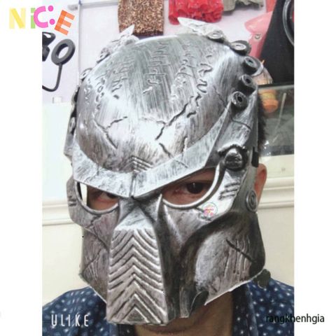 Mặt Nạ Siêu Nhân Predator Cổ Đại - Phụ Kiện Hóa Trang Halloween và Trung Thu Cho Trẻ Em và Người Lớn