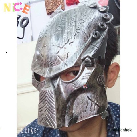 Mặt Nạ Siêu Nhân Predator Cổ Đại - Phụ Kiện Hóa Trang Halloween và Trung Thu Cho Trẻ Em và Người Lớn