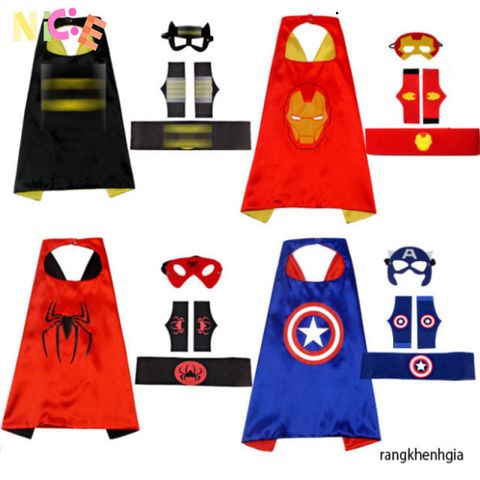 Áo Choàng Hai Lớp Ultraman Halloween Cho Trẻ Em - Trang Phục Siêu Anh Hùng Vui Nhộn, Quà Tặng Thú Vị Dành Cho Bé