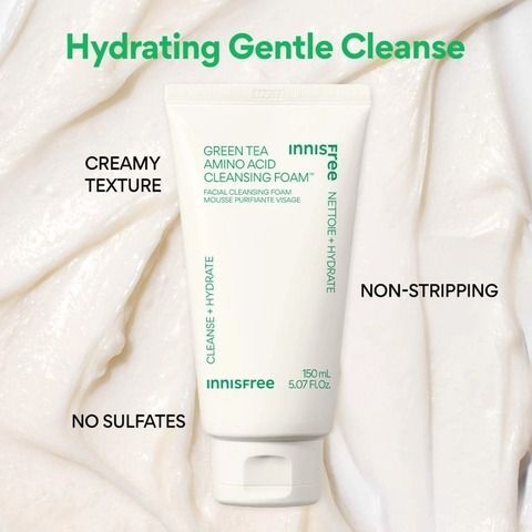 Sữa Rửa Mặt Innisfree Trà Xanh 150g - Cleansing Foam Chăm Sóc Da Nhạy Cảm, Ngăn Ngừa Mụn, Dưỡng Ẩm Tốt Nhất