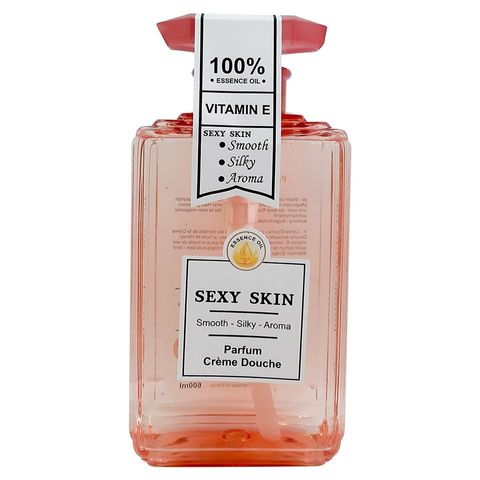 Sữa Tắm Nước Hoa Dưỡng Da Sexy Skin Vitamin E 600ml - Sáng Mịn, Thơm Lâu, Chống Oxy Hóa Cho Mọi Loại Da