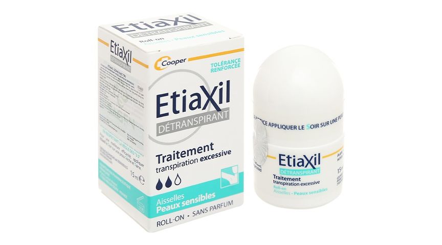 Lăn Khử Mùi Etiaxil 15ml - Chống Hôi Nách Hiệu Quả, Không Mùi, Dành Cho Da Nhạy Cảm - Chính Hãng, An Toàn, Không Gây Ố Vàng Áo