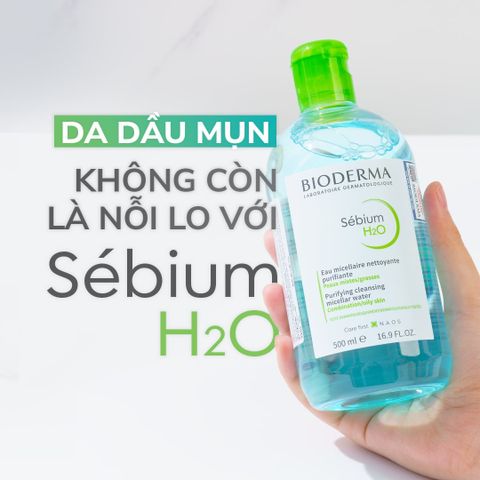 Nước Tẩy Trang Bioderma Sensibio H2O Miceller Water 500ml - Loại Bỏ Trang Điểm, Dành Cho Da Nhạy Cảm, Chính Hãng, An Toàn Cho Làn Da