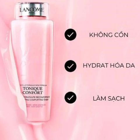 Nước Hoa Hồng Lancôme Tonique Confort 400ml - Sản Phẩm Chăm Sóc Da Tự Nhiên, Làm Sạch và Dưỡng Ẩm Hiệu Quả