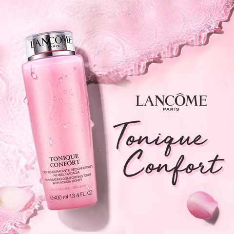 Nước Hoa Hồng Lancôme Tonique Confort 400ml - Sản Phẩm Chăm Sóc Da Tự Nhiên, Làm Sạch và Dưỡng Ẩm Hiệu Quả