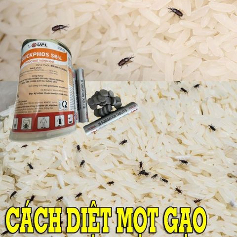 Thuốc Xông Diệt Mọt Nông Sản QUICKPHOS 56% - 1Kg (16 Tuýt, 1 Tuýt 20 Viên) Chuyên Dùng Cho  Diệt Mọt Gạo, Lúa, Thóc Nhập Khẩu Ấn Độ