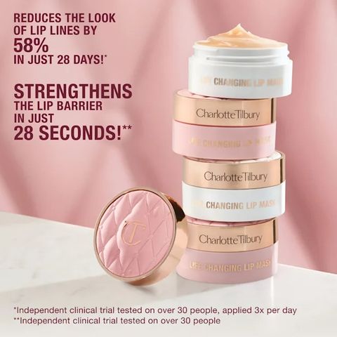 Mặt Nạ Dưỡng Môi Charlotte Tilbury Life Changing Lip Mask - Pillow Talk Cao Cấp Giúp Cấp Ẩm và Làm Đầy Nếp Nhăn