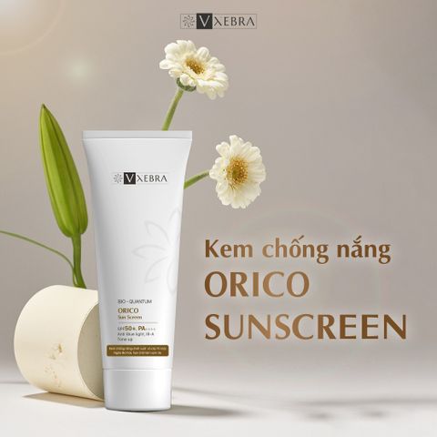 Kem Chống Nắng VXEBRA Orico Sun Screen SPF 50 - Bảo vệ da khỏi tia UV, an toàn cho mọi loại da, 100% tự nhiên và lành tính.