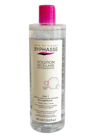 Nước Tẩy Trang Byphasse Solution Micellaire Face 500ml - Tẩy Trang Hiệu Quả Cho Da Nhạy Cảm, Giúp Làm Sạch Sâu Và Cung Cấp Độ Ẩm