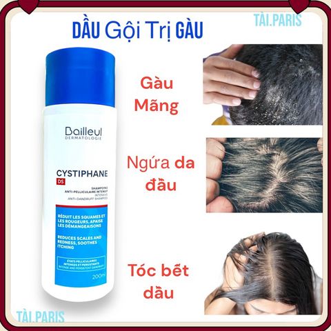 Dầu Gội Giảm Gàu Biorga Cystiphane Intensive 200ml - Giải Pháp Cho Da Đầu Ngứa Ngáy, Gàu Nặng, Tóc Mềm Mượt, Cho Da Nhạy Cảm