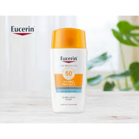 Kem Chống Nắng Eucerin Hydro Protect SPF50+ Ultra-Light 50ML - Không Nhờn Rít, Bảo Vệ Da Cho Mọi Loại Da, Cho Da Nhạy Cảm