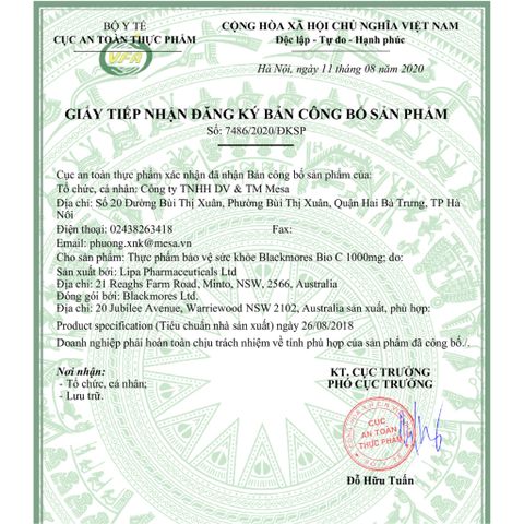 Viên Uống Blackmores Bio C 1000mg Bổ Sung Vitamin C Hỗ Trợ Đề Kháng , Dễ Tiêu, Hỗ Trợ Sức Khỏe 31 Viên Úc