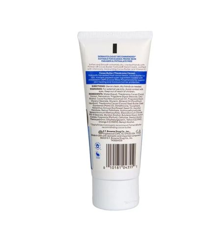Kem Dưỡng Da Tay Bơ Ca Cao Palmer's Cocoa Butter 96g - Chống Khô Ráp, Dưỡng Ẩm Hiệu Quả, Hương Dịu Nhẹ
