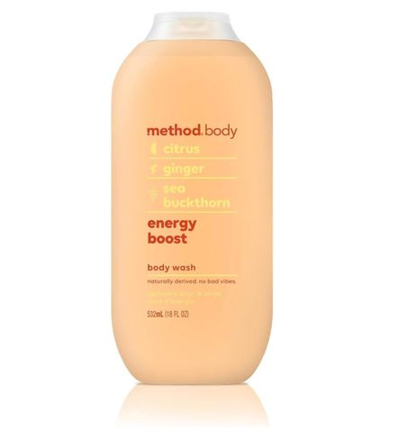 Sữa Tắm Method Body Wash Energy Boost 532ml - Hương Thơm Tươi Mát, Dùng Hằng Ngày Cho Cả Nam và Nữ, Xuất Xứ Úc