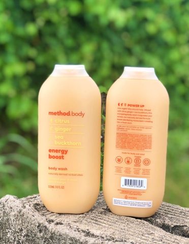 Sữa Tắm Method Body Wash Energy Boost 532ml - Hương Thơm Tươi Mát, Dùng Hằng Ngày Cho Cả Nam và Nữ, Xuất Xứ Úc