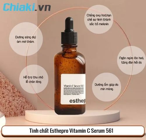 Serum Vitamin C 561 Esthepro 100ml - Dưỡng Trắng Đặc Biệt Hàn Quốc, Cải Thiện Da Sáng Mịn, Ngăn Ngừa Lão Hóa 585066