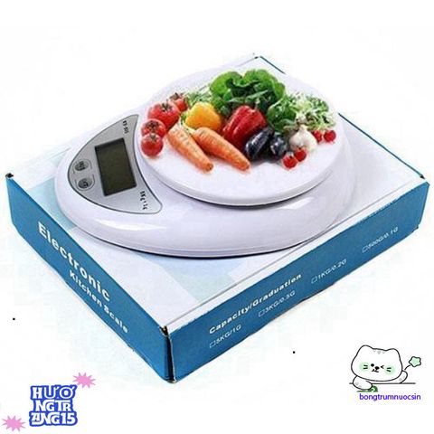 Cân Điện Tử BA499 - Cân Tiểu Ly Chính Xác Từ 1g Đến 5kg, Màn Hình LCD, Thích Hợp Đo Thực Phẩm Gia Vị Nhà Bếp