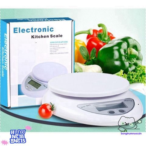 Cân Điện Tử BA499 - Cân Tiểu Ly Chính Xác Từ 1g Đến 5kg, Màn Hình LCD, Thích Hợp Đo Thực Phẩm Gia Vị Nhà Bếp
