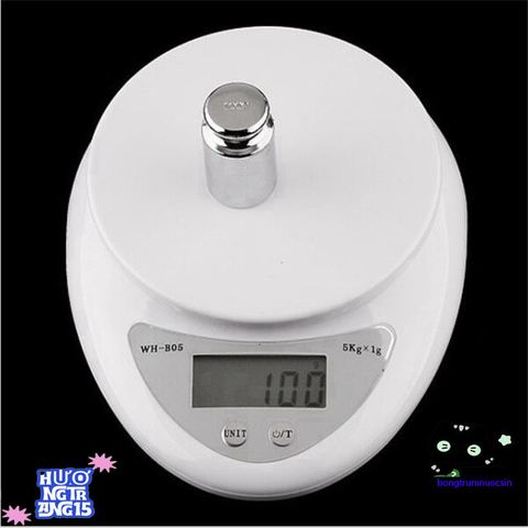 Cân Điện Tử BA499 - Cân Tiểu Ly Chính Xác Từ 1g Đến 5kg, Màn Hình LCD, Thích Hợp Đo Thực Phẩm Gia Vị Nhà Bếp