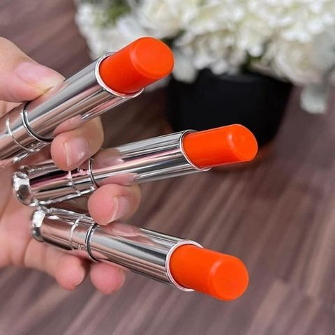 Son Dưỡng Dior Addict Lip Glow 017 Ultra Coral - Son Môi Dưỡng Ẩm Màu Cam San Hô Tươi Tắn, Chính Hãng Dior