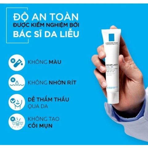 Kem Dưỡng Gel B5 La Roche-Posay Cicaplast 40ml - Phục Hồi Da Nhạy Cảm, Giảm Thâm, Chăm Sóc Da Dầu Chính Hãng Từ Mỹ