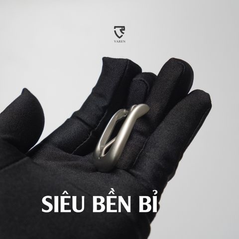 Khóa Thắt Lưng Unisex Hợp Kim Chống Gỉ Màu Trắng Xám, Dùng Cho Dây 2.5cm - Sản Phẩm Bán Sỉ Hiện Đại, Phong Cách Tối Giản