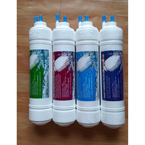 Bộ 4 Lõi Lọc Nước Hàn Quốc Loại Đầu U - Thay Thế Cho Máy Lọc Nước Nhập Khẩu, Đảm Bảo Nguồn Nước Sạch An Toàn