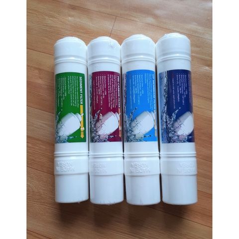 Bộ 4 Lõi Lọc Nước Hàn Quốc Loại Đầu U - Thay Thế Cho Máy Lọc Nước Nhập Khẩu, Đảm Bảo Nguồn Nước Sạch An Toàn