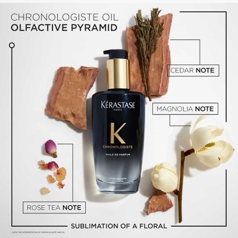 Dầu Dưỡng Tóc Hương Nước Hoa Kérastase Chronologiste 100ml - Chăm Sóc Tóc Mềm Mượt, Bóng Khỏe, Hương Thơm Quyến Rũ
