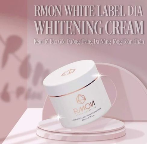 Kem Dưỡng Trắng Da Body Rmon White Cream 200ml - Sáng Da, Mờ Thâm Nâu, Hàn Quốc, Chất Kem Mịn Mượt, Dưỡng Ẩm Tự Nhiên