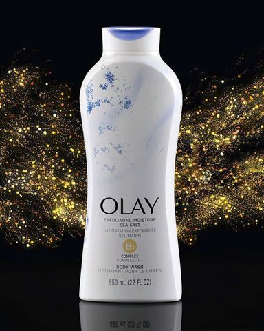 Sữa Tắm Olay Muối Biển Sea Salt 650ml - Tẩy Tế Bào Chết, Thanh Lọc Da Mịn Màng, Dưỡng Ẩm 