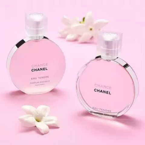 Nước Hoa Xịt Thơm Tóc Nữ Chanel Chance Eau Tendre 35ml - Hương Thơm Tự Nhiên và Dưỡng Tóc Mềm Mượt, Chính Hãng