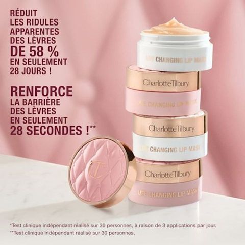 Mặt Nạ Dưỡng Môi Charlotte Tilbury Life Changing Lip Mask - Pillow Talk Chính Hãng, Cung Cấp Độ Ẩm, Giúp Môi Mềm Mại, Sang Trọng Thiết Kế