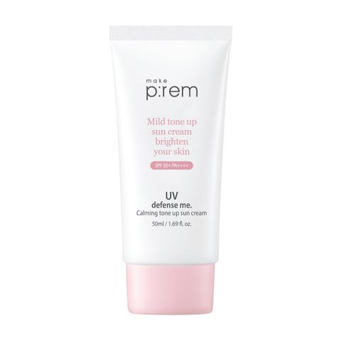 Kem Chống Nắng Nâng Tone Make P:rem UV Defense Me 50ml - SPF 50+ PA+++ Bảo Vệ Da Sáng Hồng, Chống Tia UV, Dành Cho Da Nhạy Cảm